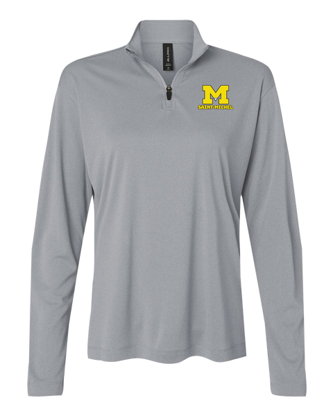 Saint-Michel Ladies Pro-Lock Performance Quarter-Zip Pullover with Embroidered Logo