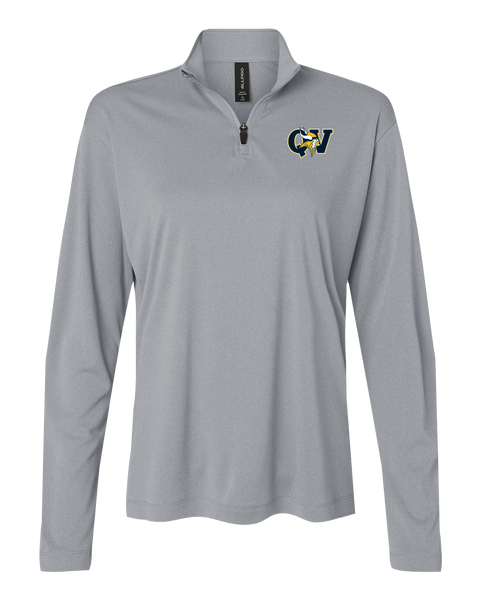 Queen Victoria Ladies Pro-Lock Performance Quarter-Zip Pullover with Embroidered Logo
