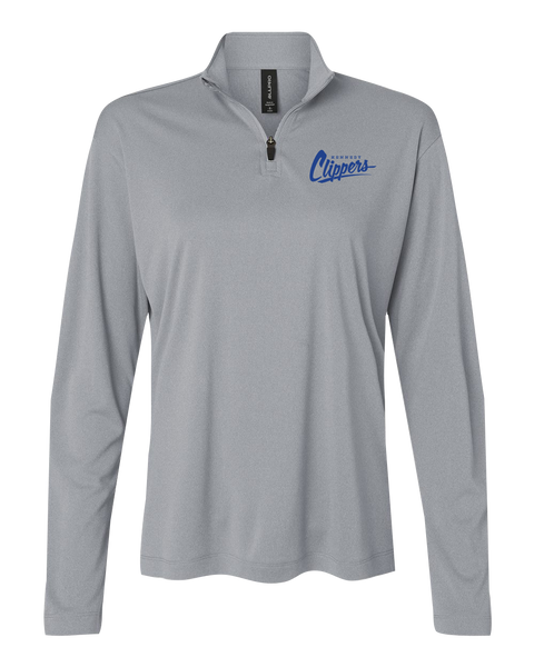 Kennedy Clippers Ladies Pro-Lock Performance Quarter-Zip Pullover with Embroidered Logo