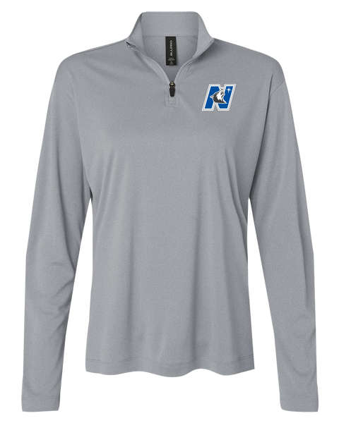 North Star Ladies Pro-Lock Performance Quarter-Zip Pullover with Embroidered Logo