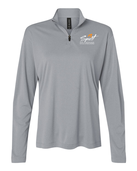 St. James Ladies Pro-Lock Performance Quarter-Zip Pullover with Embroidered Logo