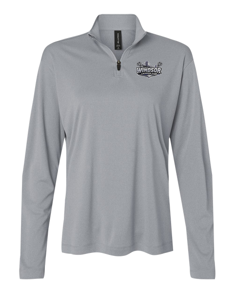 Windsor Lacrosse Club Ladies Pro-Lock Performance Quarter-Zip Pullover with Embroidered Logo