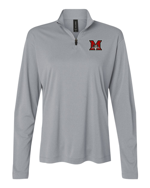 Maranatha Christian Academy Ladies Pro-Lock Performance Quarter-Zip Pullover with Embroidered Logo