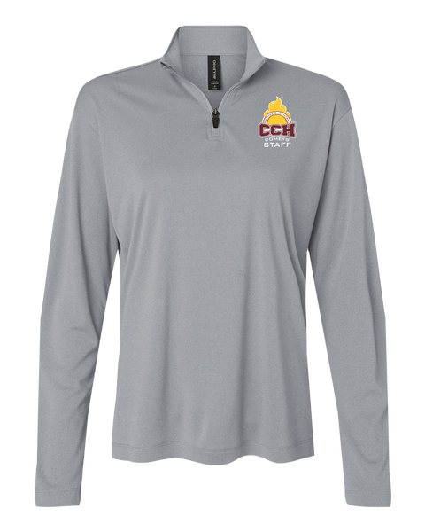 Catholic Central Ladies Pro-Lock Performance Quarter-Zip Pullover with Embroidered Logo