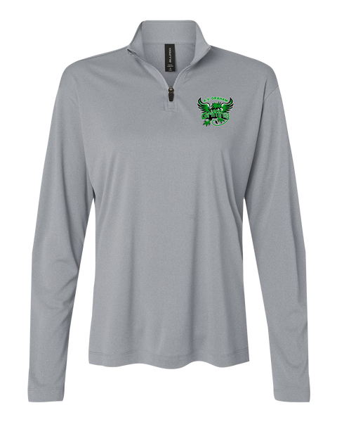 Griffins Ladies Pro-Lock Performance Quarter-Zip Pullover with Embroidered Logo