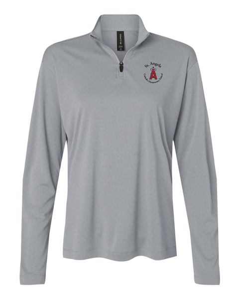 St. Angela Ladies Pro-Lock Performance Quarter-Zip Pullover with Embroidered Logo