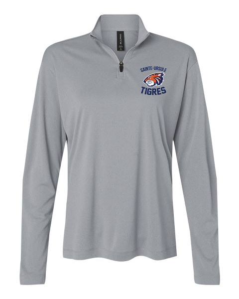 Sainte-Ursule Ladies Pro-Lock Performance Quarter-Zip Pullover with Embroidered Logo