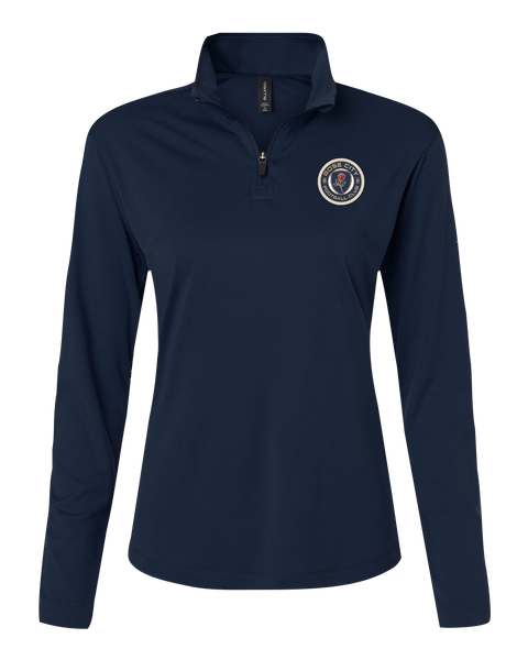 Rose City Football Club Ladies Pro-Lock Performance Quarter-Zip Pullover with Embroidered Logo