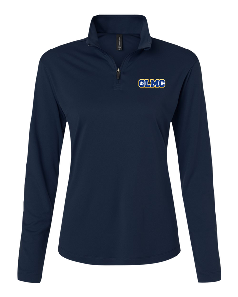 OLMC Cougars Ladies Pro-Lock Performance Quarter-Zip Pullover with Embroidered Logo