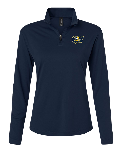 Queen Victoria Ladies Pro-Lock Performance Quarter-Zip Pullover with Embroidered Logo