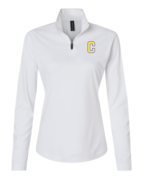 Central Baseball Ladies Pro-Lock Performance Quarter-Zip Pullover with Embroidered Logo