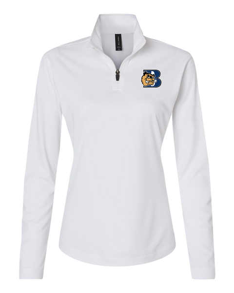 General Brock Ladies Pro-Lock Performance Quarter-Zip Pullover with Embroidered Logo