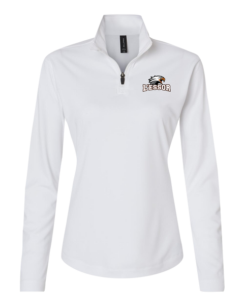 L'Essor Ladies Pro-Lock Performance Quarter-Zip Pullover with Embroidered Logo