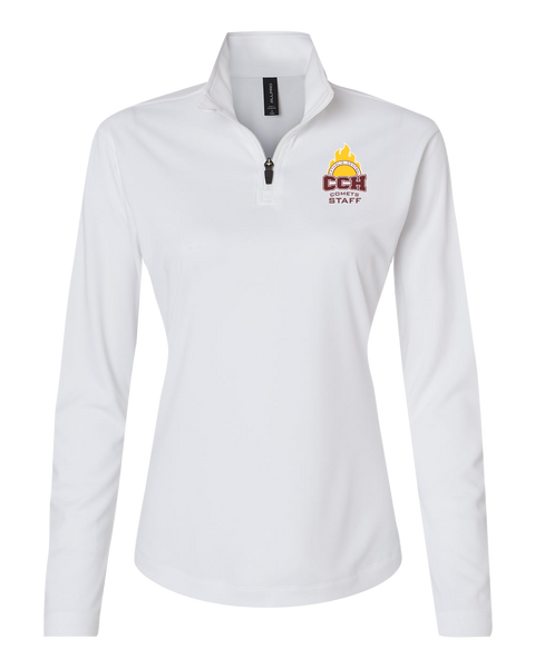Catholic Central Ladies Pro-Lock Performance Quarter-Zip Pullover with Embroidered Logo