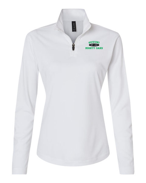 LADIES Suzuki Pro-Lock Performance Quarter-Zip Pullover with Embroidered Logo