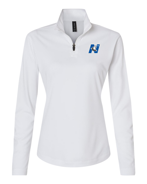 North Star Ladies Pro-Lock Performance Quarter-Zip Pullover with Embroidered Logo