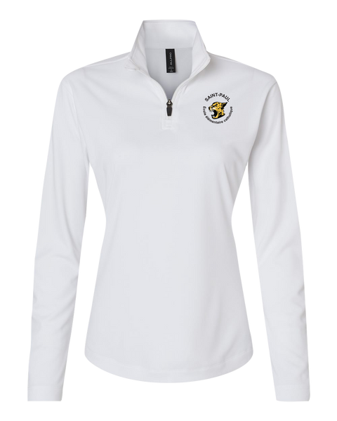 Saint-Paul Ladies Pro-Lock Performance Quarter-Zip Pullover with Embroidered Logo
