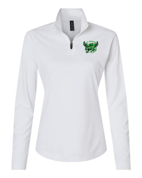 Griffins Ladies Pro-Lock Performance Quarter-Zip Pullover with Embroidered Logo