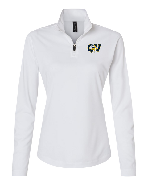 Queen Victoria Ladies Pro-Lock Performance Quarter-Zip Pullover with Embroidered Logo
