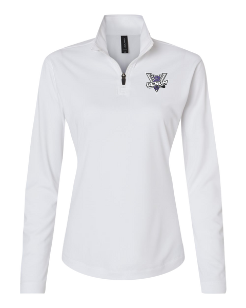 Venom WMSL Ladies Pro-Lock Performance Quarter-Zip Pullover with Embroidered Logo