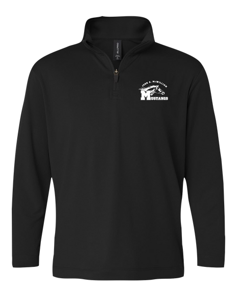 John A. McWilliam Youth Pro-Lock Performance Quarter-Zip Pullover with Embroidered Logo