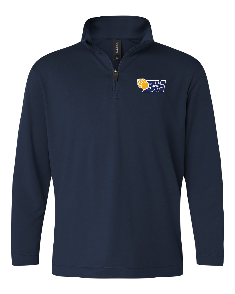 Beacon Heights Claw Youth Pro-Lock Performance Quarter-Zip Pullover with Embroidered Logo