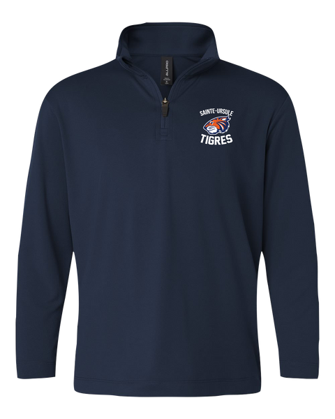 Sainte-Ursule Adult Pro-Lock Performance Quarter-Zip Pullover with Embroidered Logo
