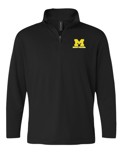 Saint-Michel Adult Pro-Lock Performance Quarter-Zip Pullover with Embroidered Logo