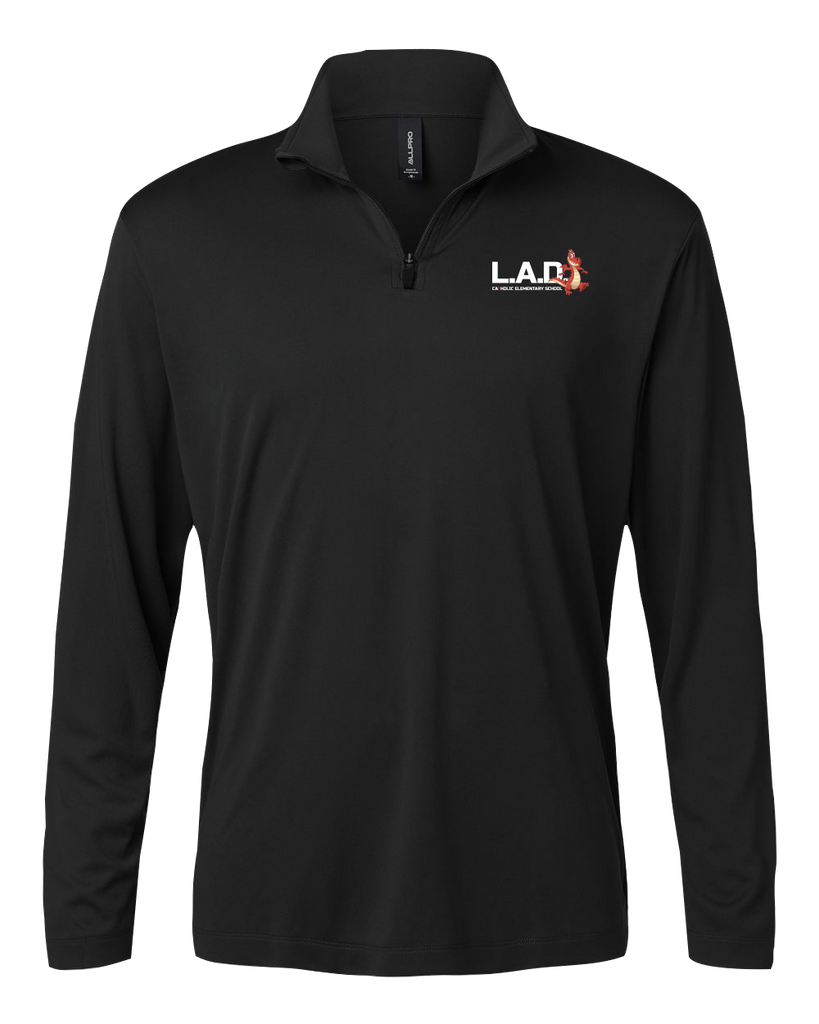 LAD Youth Pro-Lock Performance Quarter-Zip Pullover with Embroidered Logo