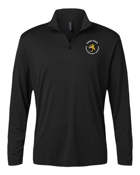 Saint-Paul Youth Pro-Lock Performance Quarter-Zip Pullover with Embroidered Logo