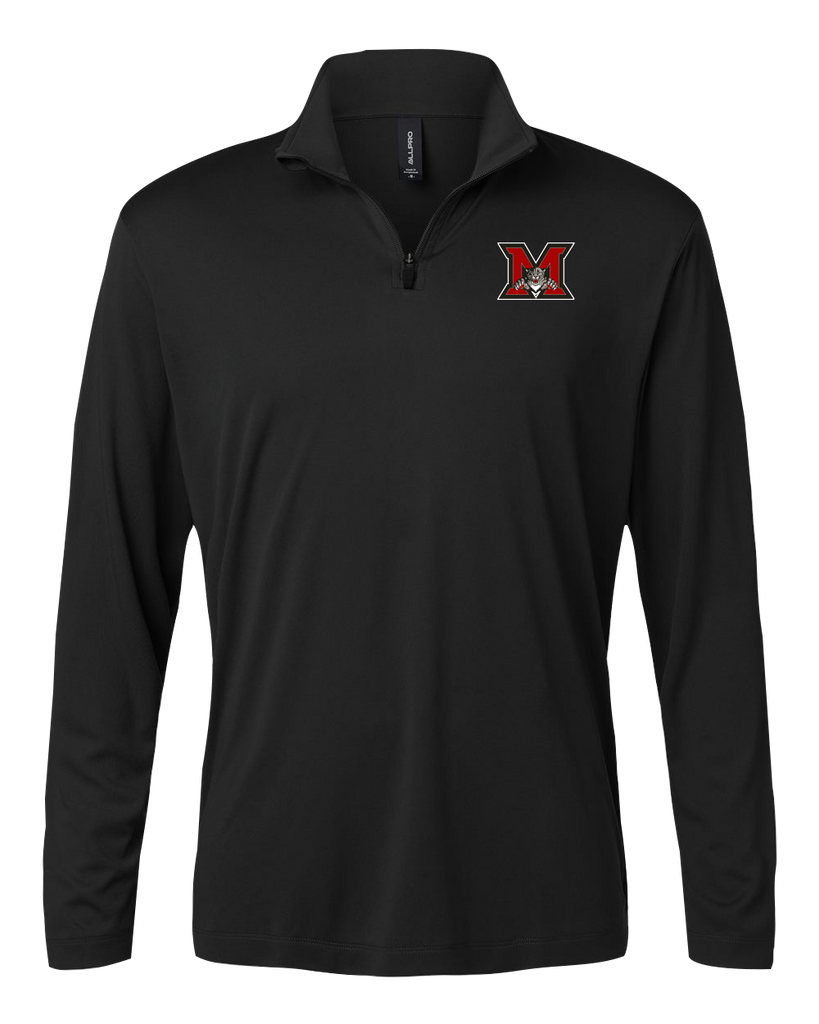 Maranatha Christian Academy Adult Pro-Lock Performance Quarter-Zip Pullover with Embroidered Logo