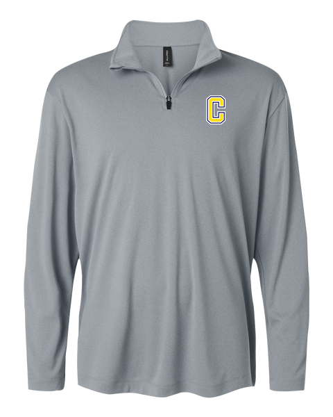 Central Baseball Adult Pro-Lock Performance Quarter-Zip Pullover with Embroidered Logo