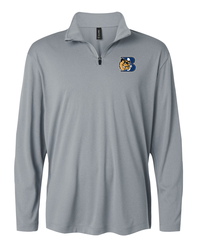 General Brock Adult Pro-Lock Performance Quarter-Zip Pullover with Embroidered Logo