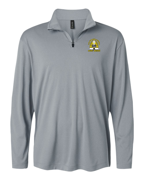 École Élémentaire Catholique Saint-Michel Adult Pro-Lock Performance Quarter-Zip Pullover with Embroidered Logo