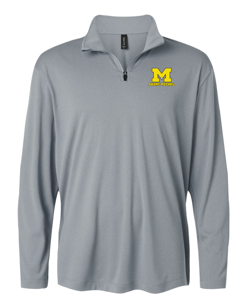 Saint-Michel Adult Pro-Lock Performance Quarter-Zip Pullover with Embroidered Logo