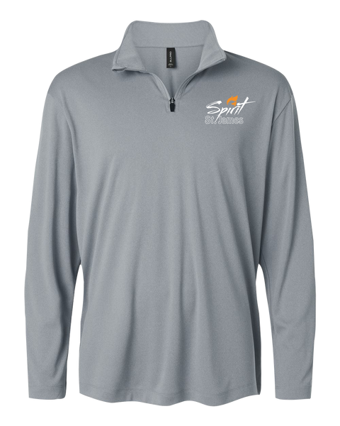St. James Adult Pro-Lock Performance Quarter-Zip Pullover with Embroidered Logo