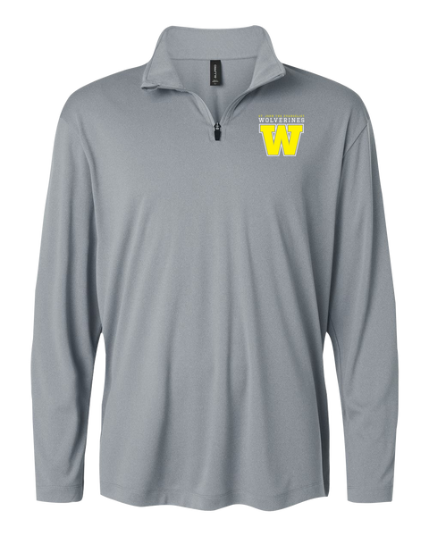 Wolverines Adult Pro-Lock Performance Quarter-Zip Pullover with Embroidered Logo