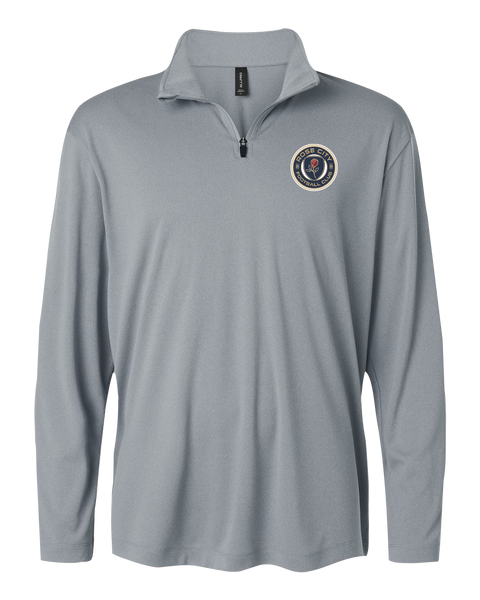 Rose City Football Club Adult Pro-Lock Performance Quarter-Zip Pullover with Embroidered Logo
