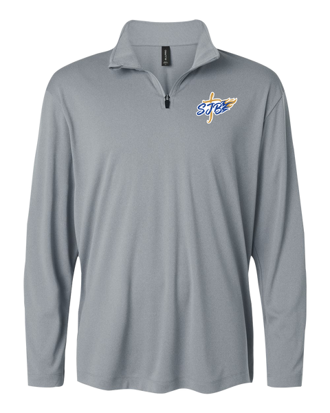 St. John the Baptist Adult Pro-Lock Performance Quarter-Zip Pullover with Embroidered Logo