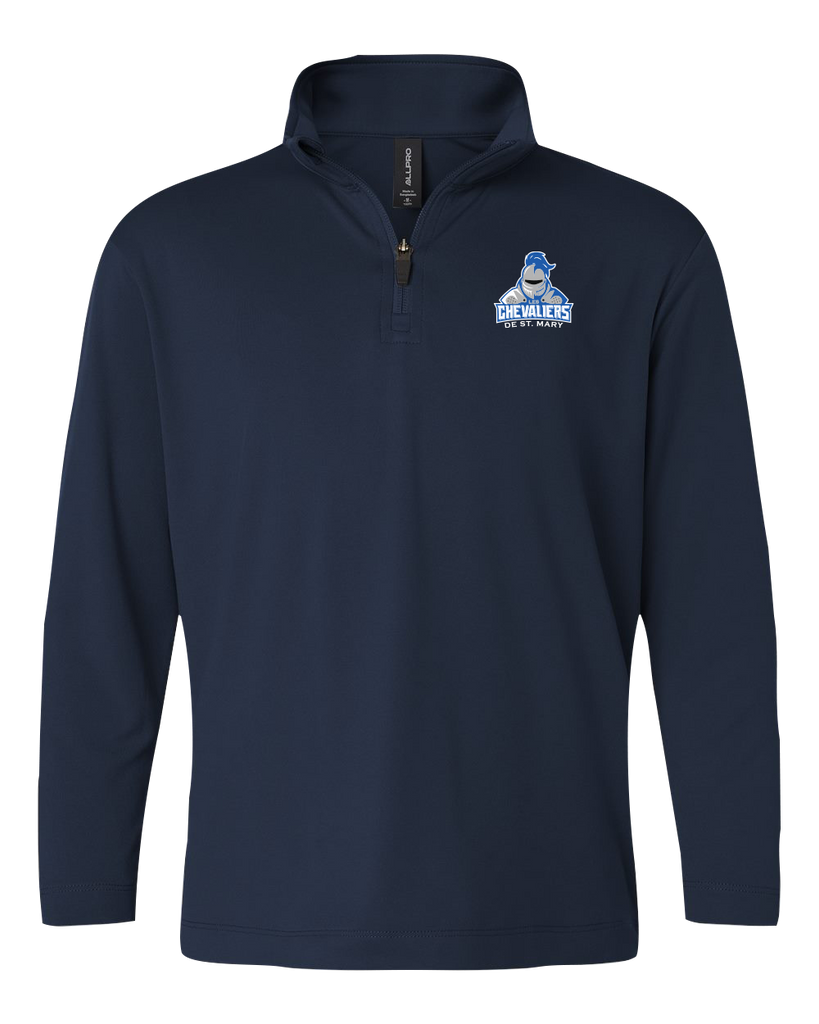 Les Chevaliers De St. Mary Youth Pro-Lock Performance Quarter-Zip Pullover with Embroidered Logo