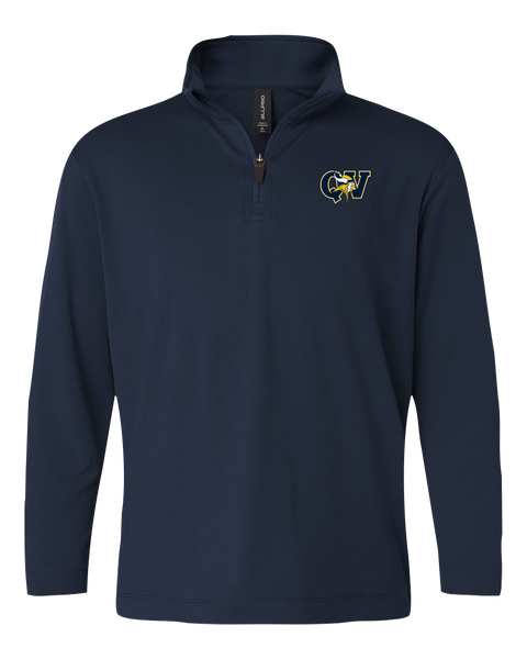 Queen Victoria Adult Pro-Lock Performance Quarter-Zip Pullover with Embroidered Logo