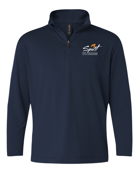 St. James Youth Pro-Lock Performance Quarter-Zip Pullover with Embroidered Logo