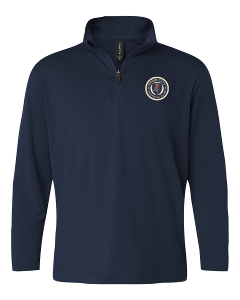 Rose City Football Club Youth Pro-Lock Performance Quarter-Zip Pullover with Embroidered Logo