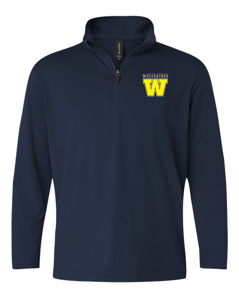 Wolverines Adult Pro-Lock Performance Quarter-Zip Pullover with Embroidered Logo