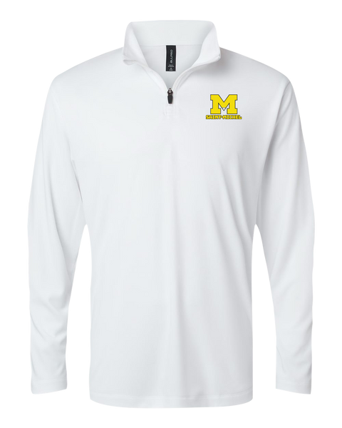 Saint-Michel Adult Pro-Lock Performance Quarter-Zip Pullover with Embroidered Logo