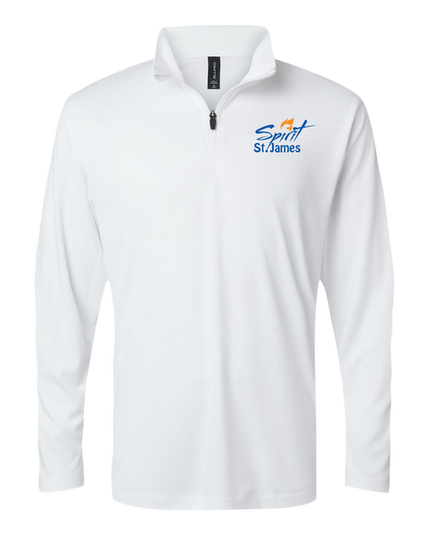 St. James Adult Pro-Lock Performance Quarter-Zip Pullover with Embroidered Logo