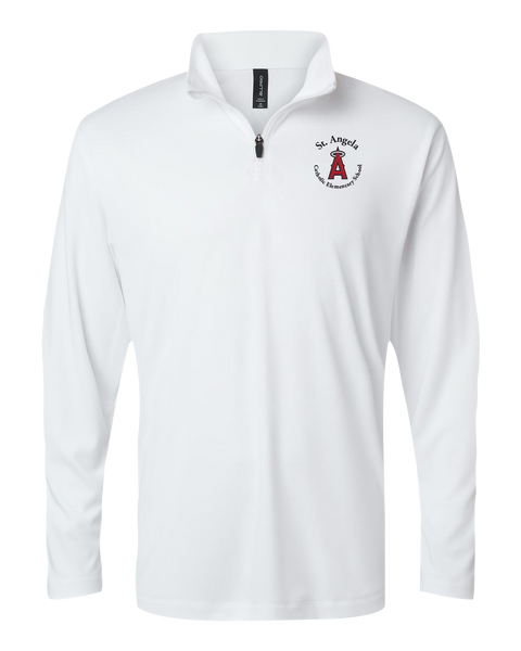St. Angela Adult Pro-Lock Performance Quarter-Zip Pullover with Embroidered Logo