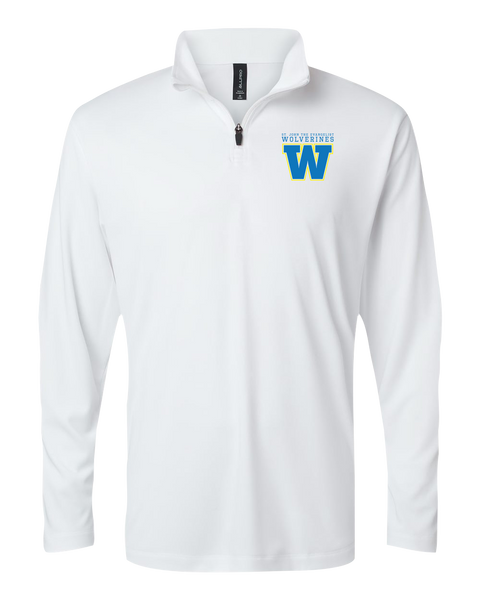 Wolverines Adult Pro-Lock Performance Quarter-Zip Pullover with Embroidered Logo