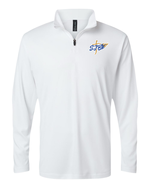 St. John the Baptist Adult Pro-Lock Performance Quarter-Zip Pullover with Embroidered Logo