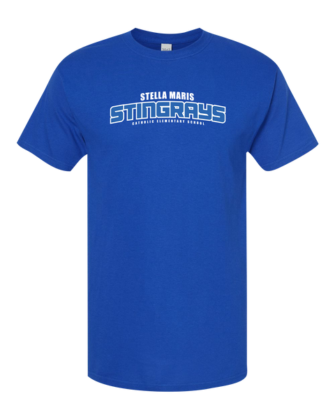 Stella Maris Stingrays Youth Cotton T-Shirt with Printed Logo